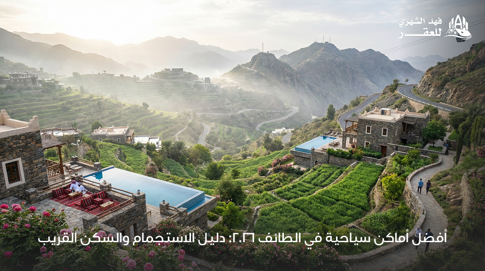 من أبرز المعالم السياحية في الطائف