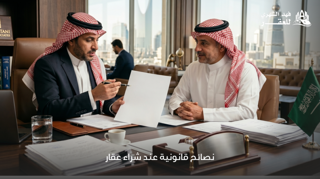 نصائح قانونية عند شراء عقار