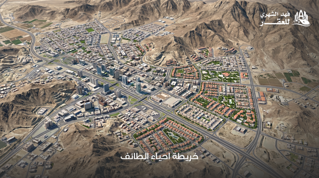خريطة احياء الطائف
